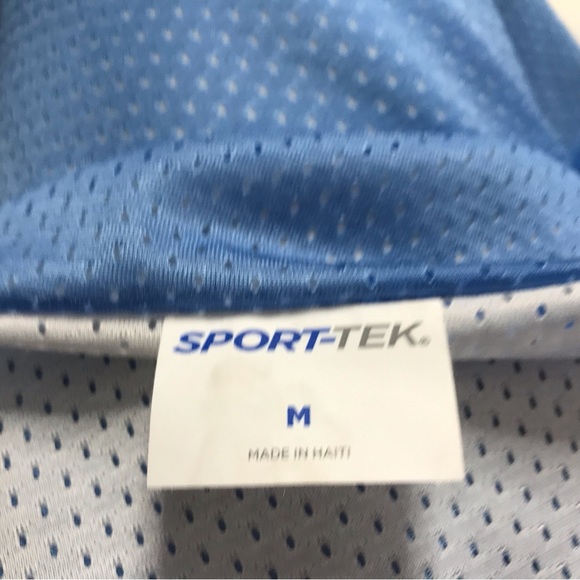 New Mens Reversible Basketball Mesh Tank Jersey Size L Blue White Shirt Athletic - Picture 5 of 6